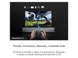 TV LED 43 - Haier H43K85FUX K85F Series, Smart TV (Google TV), HDR 4K, Direct LED, Dolby Audio, Sin marcos, Negro