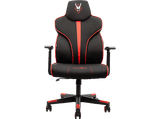 Silla gaming - Woxter Station Alien v2.0, Hasta 150 kg, Reposabrazos Fijos, Ruedas Antiarañazos, Rojo