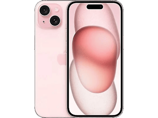 Apple iPhone 15, Rosa, 512 GB, 5G, 6.1" OLED Super Retina XDR, iOS, Chip A16 Bionic