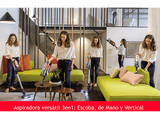 Aspirador escoba - Hoover HF9 HOME, Cepillo Anti-Enredos, Posición Parking, Luz LED, Autonomía 30 min, Batería Extraíble, 0.7L, 5 años Garantía, Rojo