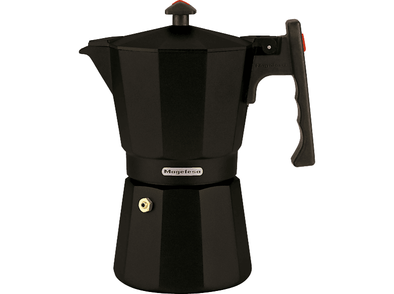Magefesa Jamaica Black 12 Aluminio 12 tazas Apta para todo tipo de fuegos Negro