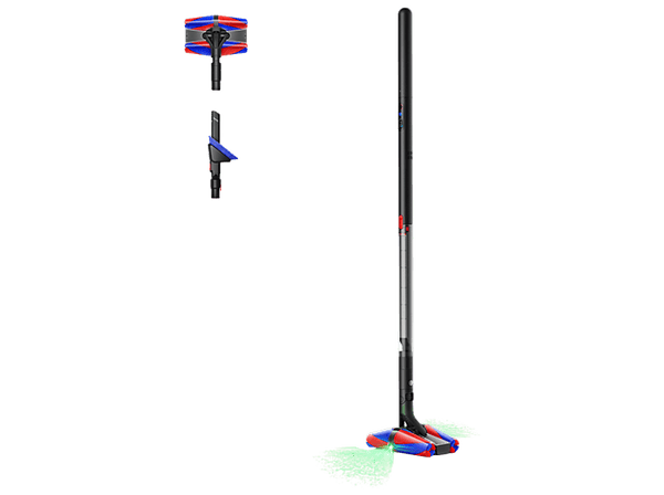 Aspirador escoba - Dyson PencilVac Fluffycones™, Potencia succión 55 AW, Autonomía 30 min, Ligera y Manejable, Negro mate