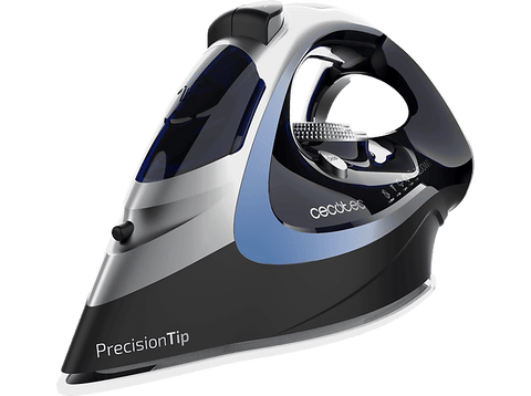 Plancha de vapor - Cecotec IronHero 3200 Vital, 3200 W, 270 g/min, 300 ml, Suela Turbo Slide, Antigoteo, Antical, PrecisionTip, Bue