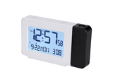 Reloj despertador inteligente - NK FA350101, Con Luz de Proyección, 2x Pilas AA, Alarma, Función Repetición, Blanco