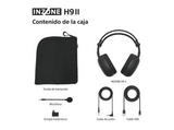 Auriculares gaming - Sony INZONE H9 II, Inalámbricos, Noise Cancelling, Fnatic, Micrófono, IA, 30h, Bluetooth/LE/2,4 GHz, Ligeros, PC, WHG910N, Negro