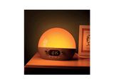 Radio despertador - muvit iO MIOLAMP006, Simula el Amanecer, Sonidos de Atardecer y Ruido Blanco, Radio FM, Altavoz Bluetooth, Gris