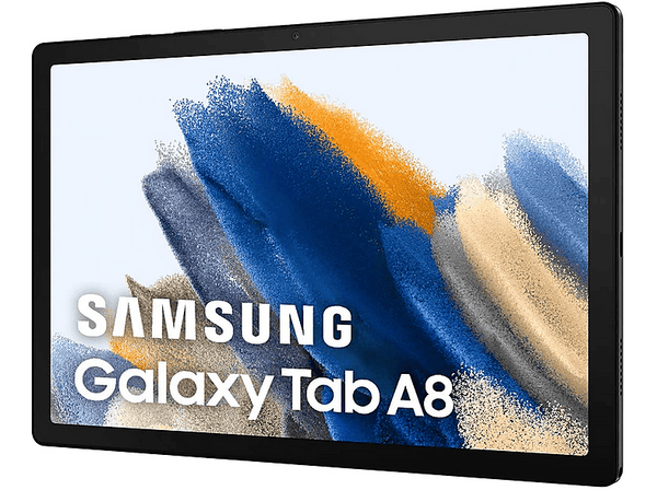 Tablet - Samsung Galaxy Tab A8, 128 GB eMMC, Gris Oscuro, WiFi, 10.5" WUXGA, 4 GB RAM, Unisoc T618, Android 11