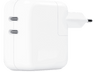 APPLE Cargador y Adaptador de Corriente, Dual, USB-C de 35 W, Blanco