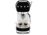 Cafetera express - Smeg ECF02BLEU, 15 bar, 1350 W, Compacta, Negro