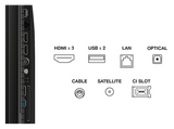 TV QLED 43 - TCL 43P7K, UHD 4K, AiPQ Processor, Smart TV, DVB-T2, 60 Hz, Pantalla HVA, Dolby Atmos, Negro