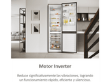 Frigorífico combi - Haier 2D HDW1620DNPK, 377L, Total No Frost, 200cm, Motor Inverter, Wi-Fi, Inox