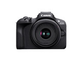 Cámara EVIL - Canon EOS R100 + Objetivo RF-S 18-45mm + SD, 24.1 megapíxel, 7.5 cm, Wi-Fi, Negro