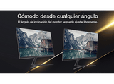Monitor - Peaq PMO S244-IFC, 24, Full-HD, 6 ms, 100 Hz, FreeSync, IPS, Ángulo de Inclinación de -5° a 15°, Negro
