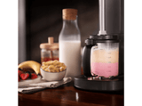 Heladera - Cecotec Gelatec 2100, 500W, 2.1 l, 10 programas, Tecnología CreamOn, 3 tarrinas, Panel táctil, Apto para lavavajillas, Negro
