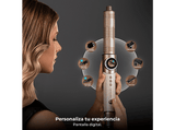 Moldeador - Cecotec AirGlisse 8in1, Motor 1400W 110000 rpm, Función plasma, Placas calefactoras, Función rotativa, Champagne