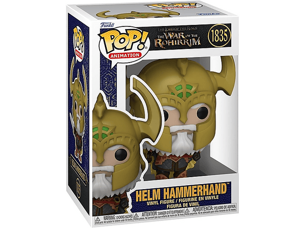 Figura Funko Pop! - Funko Pop! Lord of The Rings: The War of Rohirrium. Helm Hammerhand, Vinilo, 10 cm