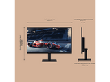 Monitor - Samsung LS27D300GAUXEN, 27 Full-HD, 100 Hz, 5 ms, LCD, Negro