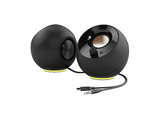 Altavoces para PC - Creative Pebble SE, Iluminación RGB, USB-C, plug-and-play, Negro
