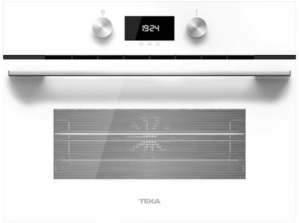 Horno con microondas - Teka HLC 8440 C, Multifunción, Limpieza por vapor, 40l, 59.5 cm, 5 potencias, Blanco