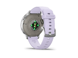 Reloj deportivo - Garmin Venu 4, Morado, 41mm, Pantalla 1.2, Autonomía 10 Días, Alineación del Sueño, Correa de Silicona