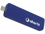 Pendrive USB de 32Gb - Silver HT Double, retráctil, doble conexión USB 3.0 y OTG