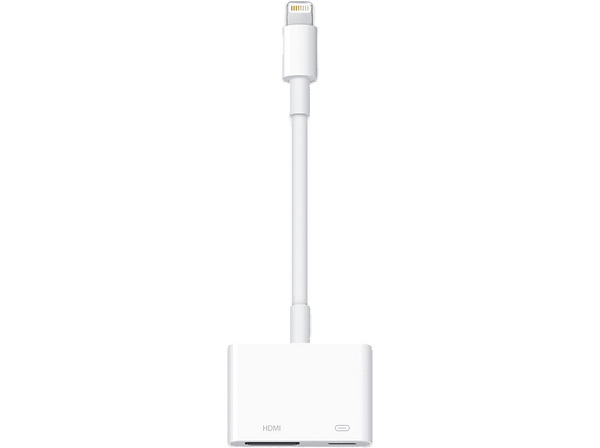 Apple Adaptador de conector Lightning a AV digital, Blanco