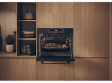 Horno - Haier Series 4 HWO45CO4P7B, Multifunción, Pirolítico y por agua,  50 l, Display Touch, 60 cm, Negro