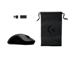 Ratón gaming - Logitech G Pro 2 Lightspeed + Funda + Dongle, Bluetooth, 44.000ppp, Carga rápida, Lightsync, Ambidiestro, Personalizable, Negro