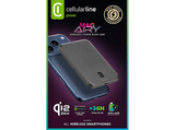 Powerbank - CellularLine Mag Airy Qi2, 5000 mAh, Carga rápida, USB C, Negro