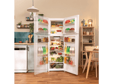 Frigorífico dos puertas - Cecotec Bolero CoolMarket 2D 255 NF White E, No Frost, 169.5 cm, Capacidad 255 l, Motor Inverter, Puerta reversible, Blanco