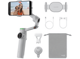 Gimbal - Insta360 Flow 2 Pro, Creator Kit, 10h Autonomía, Estabilización de 3 ejes, Deep track 4.0 impulsado por IA, Gris