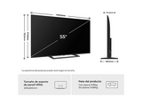 TV QLED 55 - Haier S80G Series H55S80GUX, QLED 4K HDR10, Google TV, AI Picture Quality, Gaming 120Hz, Negro