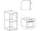 Horno - Candy Idea FIDC X100,  Estático, Esmalte fácil de limpiar,70 l, Mandos Mecánicos, 60 cm, Inox