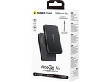 Powerbank - Baseus Picogo Air AM71, 5000 mAh, 22,5W, Carga inalámbrica 15W, USB-C, Ultrafina, Certificado CCC, Negro Cosmic