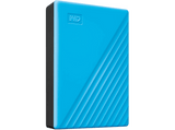 Disco duro externo 6TB - WD My Passport, Portátil, HDD, USB 3.2, Funciona con Chromebook, Azul