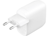 Cargador - Belkin BoostCharge, 60 W, 2 puertos, USB-C, Carga rápida, Universal, Blanco