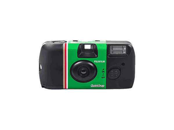Cámara desechable - Fujifilm Quick Snap Flash, 27 fotografías, Con Flash, Verde