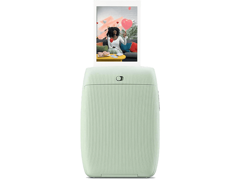 Impresora fotográfica - Fujifilm Mini Link 3, Exposición de 3 colores con OLED, 800 × 600 puntos, Impresión en 15 segs, Sage Green
