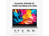 Portátil - Samsung Galaxy Book4 Pro, 16 WQXGA+, Intel® Evo™ Edition Core™ 5-125H, 16GB, 512GB, Arc®, W11H, IA, Gris