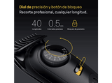 Barbero - Braun Series 5 BT5560, 8 accesorios para barba, 40 ajustes de longitud, Bloqueo de precisión, Wet&Dry, Negro