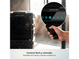 Ventilador industrial - Cecotec AirIndustry 150000, 150 L, 20.000 m³/h, 800 W, Panel táctil, Mando, Temporizador 12 h, Negro