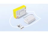 Powerbank - Baseus EnerFill Bipow 2 Pro, 30000mAh, 22.5W, Con cable retráctil Tipo-C, Carga bidireccional y simultánea, Pantalla inteligente, Blanco