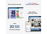 Apple MacBook Air (2026) 15.3 Retina, Chip M5 Apple, CPU de 10 núcleos, GPU de 10 núcleos, 16GB RAM, 1TB SSD, Azul cielo, Sin cargador