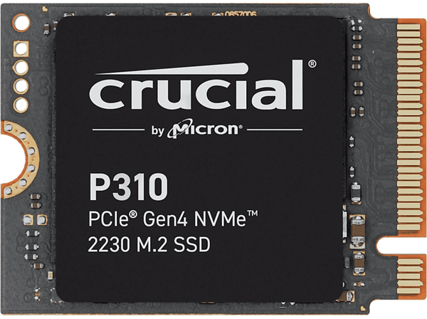 Disco duro SSD interno 2 TB - Crucial P310 PCIe Gen4 2230 NVMe M.2, Interno, Velocidad de lectura hasta 7100 MB/s, Negro