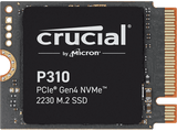 Disco duro SSD interno 2 TB - Crucial P310 PCIe Gen4 2230 NVMe M.2, Interno, Velocidad de lectura hasta 7100 MB/s, Negro