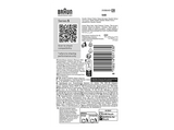 Recambio para afeitadora - Braun 54B, Compatible con series 5, Negro