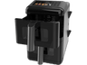 Freidora de aire - Cecotec Cecofry DuoLevel 12000 Window, 12 L, 2 cubetas 6 L, 3000 W, 10 programas, Sync, Match, Táctil, Negro