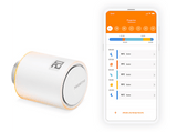 Válvula termostática - Netatmo NAV-ES, Accesorio del termostato, Control remoto vía App, Regulación inteligente, Blanco