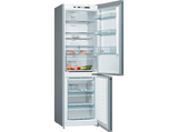 Frigorífico combi - Bosch KGN36VIEA, No Frost, 186 cm, 326 l, Cajón VitaFresh, EasyAccess, Inox antihuellas
