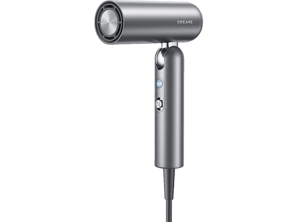 Secador - Dreame Hair Pocket, 1300 W, 5 Niveles de Temperatura, 2 Niveles de Ventilador, 70 m/s,  110000 RPM, 60 dB(A), Gris